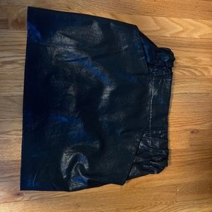 Zara Faux Leather Mini Skirt- Medium